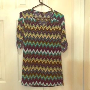 East 5th size small 3/4 sleeve blouse